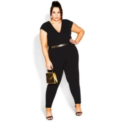 Women's Plus Size Evie Jumpsuit - Black | CITY CHIC -Women Store GUEST 0008056f 3286 4046 aa18 19c290f295f2