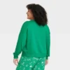 Women's Kinda Naughty Kinda Nice Matching Family Sweatshirt - Wondershop™ Green -Women Store GUEST 003843aa 7d52 4e29 bba6 20598113b790