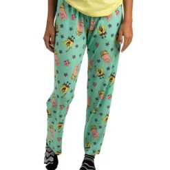 SpongeBob SquarePants Adult Juniors Sleepwear Set With Short Sleeve Tee And Sleep Pants -Women Store GUEST 00e6daf4 64e2 4d01 ade8 209404e3402c
