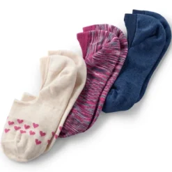 Lands' End Women's No Show Socks 3 Pack -Women Store GUEST 01873c4c 0e99 42c1 9266 fd01e54197e6
