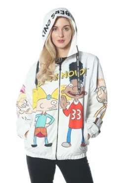 Members Only - Women's Hey Arnold Windbreaker Oversized Jacket -Women Store GUEST 026889cf 2c5c 4cc1 95de d3f08f27df4a