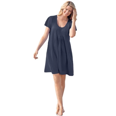 Swim 365 Women’s Plus Size Box-Pleat Cover Up 8 Swim 365 Women’s Plus Size Box-Pleat Cover Up - Image 6