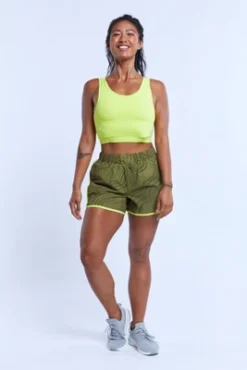 TomboyX Summit Shorts, Reflective Side Panel With Side Seam Pockets For Women -Women Store GUEST 045ba140 1e2c 4fd6 afa4 514012531a0b