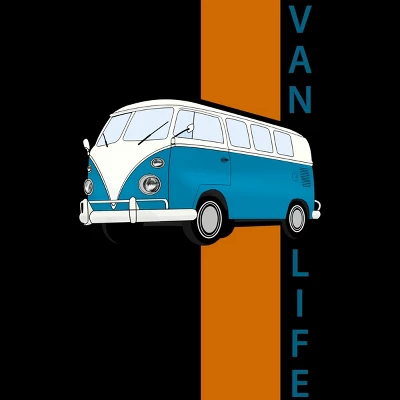 Junior's Design By Humans Van Life By Gegogneto T-Shirt 3 Junior's Design By Humans Van Life By Gegogneto T-Shirt