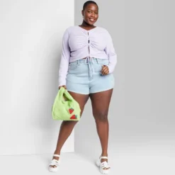 Women's Super-High Rise Rolled Cuff Jean Shorts - Wild Fable™ -Women Store GUEST 04d440b5 c37c 4a9f aa38 6fef45cd9086