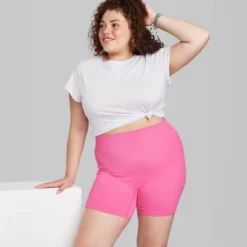 Women's High-Rise Seamless Bike Shorts - Wild Fable™ -Women Store GUEST 059fe952 441b 4de8 b2cf d3220e0fd4ad