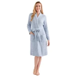 Softies Heathered Marshmallow 38" Wrap Robe -Women Store GUEST 05f324d1 1643 4849 a6fd 858f76a07c85