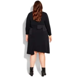 Women's Plus Size Beyond Knit Dress - Black | AVENUE