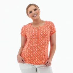 Aventura Clothing Women's Kristy Cap Sleeve Scoop Neck T-Shirt -Women Store GUEST 062b3d59 0349 4e78 9552 7e43df2f3d76