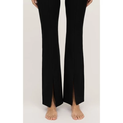 Yogalicious Womens Lux Mia High Elastic Free Waist Flare Leg Pant 5 Yogalicious Womens Lux Mia High Elastic Free Waist Flare Leg Pant - Image 3