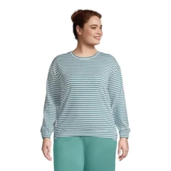 Lands' End Women's Lounge Long Sleeve Pajama Sweatshirt -Women Store GUEST 070729d8 886e 4a3d b57f e6149d7165d2