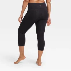 Women's Contour Power Waist High-Rise Capri Leggings With Pocket 20" - All In Motion™ Black -Women Store GUEST 08d731db 2408 493e be6a 4fa873375347