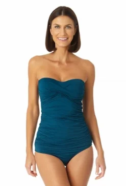 Anne Cole - Women's Twist Front Bandeaukini Swim Top -Women Store GUEST 09d3da4a 64de 4841 a751 fe20f61fc576