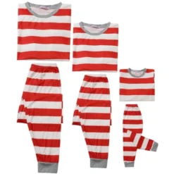 Cheibear Striped Winter Xmas Christmas Family Matching Sleepwear Set Red-Stripes 9 Cheibear Striped Winter Xmas Christmas Family Matching Sleepwear Set Red-Stripes -Women Store GUEST 0a430d5d b948 46b2 b11f 00faf9f50ff6