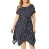 Agnes Orinda Women's Plus Size Polka Dots Wedding Elegant Spring Summer Midi Dresses -Women Store GUEST 0ce4b166 89e7 4db5 972a d5d9b431d6c7