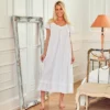 Women's Cotton Victorian Nightgown, Camila Ruffled Short Sleeve Lace Trimmed Long Vintage Night Dress Gown -Women Store GUEST 0daba947 7484 4488 bb72 ccefb6a131ad