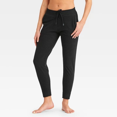 Wander By Hottotties Women's Dana Zig Zag Jogger Pants - Black 3 Wander By Hottotties Women's Dana Zig Zag Jogger Pants - Black