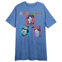 The Animaniacs Women's Heather Blue Sleep Shirt -Women Store GUEST 10885106 4322 4ef6 b670 1d4bf9aff1d9