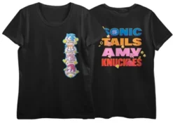 Sonic The Hedgehog Classic Character Heads & Names Crew Neck Short Sleeve Black Women's T-shirt 5 Sonic The Hedgehog Classic Character Heads & Names Crew Neck Short Sleeve Black Women's T-shirt -Women Store GUEST 1303e8a7 8ac4 4824 8057 e559dfe9c6a6