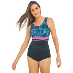Swim 365 Women’s Plus Size Empire-Waist Swimsuit With Molded Bra 10 Swim 365 Women’s Plus Size Empire-Waist Swimsuit With Molded Bra -Women Store GUEST 13087d70 98b8 4b30 9e6f a3338faebdf8
