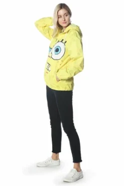 Members Only - Women's Spongebob Windbreaker Oversized Jacket -Women Store GUEST 1401fa99 14fe 4220 b2aa e5fc0a3b0fbf