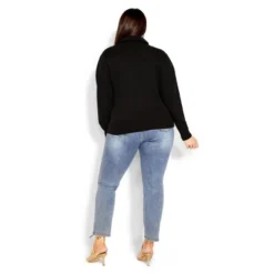 Women's Plus Size Softly Sweet Jumper - Black | CITY CHIC -Women Store GUEST 14605acc a663 4c32 9187 84cbaf1bbe02