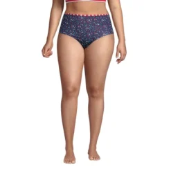 Lands' End Women's Chlorine Resistant Reversible High Waisted Bikini Bottoms -Women Store GUEST 1737cbc8 7e63 4f45 a420 fb306e09edcb