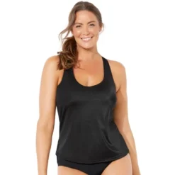Swimsuits For All Women’s Plus Size Chlorine Resistant Racerback Tankini Top -Women Store GUEST 17d56204 7b73 48d7 8c32 1faac11acac6