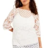 June + Vie By Roaman's Women’s Plus Size Lace Tee 1 June + Vie By Roaman's Women’s Plus Size Lace Tee -Women Store GUEST 1997026b 73df 47ff 9137 aa0956922cff