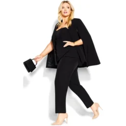 Women's Plus Size Emma Jumpsuit - Black | CITY CHIC -Women Store GUEST 19c2ea1a 9c99 4065 9f76 bd0073174ff2