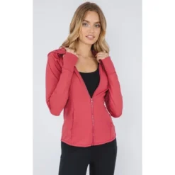 Yogalicious - Women's Slim Fit Hooded Track Jacket 39 Yogalicious - Women's Slim Fit Hooded Track Jacket -Women Store GUEST 1a4eecbb 8358 4af2 b0ff 8d0adc531e95