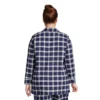 Lands' End Women's Long Sleeve Print Flannel Pajama Top