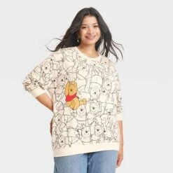 Women's Winnie The Pooh AOP Cozy Graphic Sweatshirt - Tan 9 Women's Winnie The Pooh AOP Cozy Graphic Sweatshirt - Tan -Women Store GUEST 1d36d961 f3d7 4ac2 b583 e05e30175d7e