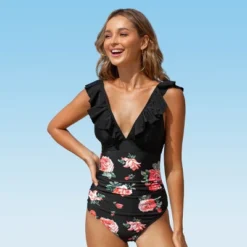 Women's Ruffled Lace Up One Piece Swimsuit -Cupshe 26 Women's Ruffled Lace Up One Piece Swimsuit -Cupshe -Women Store GUEST 1d7f41ef c84c 40d0 bde1 e1608871da49