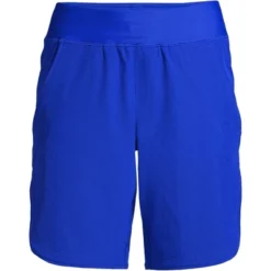 Lands' End Women's 9" Quick Dry Elastic Waist Modest Board Shorts Swim Cover-up Shorts With Panty -Women Store GUEST 1da04fa0 c3ba 4cdb 8768 cf8db84a236b