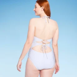 Women's Cut Out Halter Lurex One Piece Swimsuit - Shade & Shore™ Cream 10 Women's Cut Out Halter Lurex One Piece Swimsuit - Shade & Shore™ Cream -Women Store GUEST 2034cdea 8693 40f6 888d 235e66a4541b