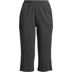 Lands' End Women's Sport Knit High Rise Elastic Waist Pull On Capri Pants 25 Lands' End Women's Sport Knit High Rise Elastic Waist Pull On Capri Pants -Women Store GUEST 21115f54 3304 4aa2 83f4 15e6338754b8