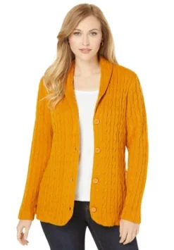 Jessica London Women’s Plus Size Cable Blazer Sweater -Women Store GUEST 23211586 1c3b 4bed 9016 940bdc2f4689