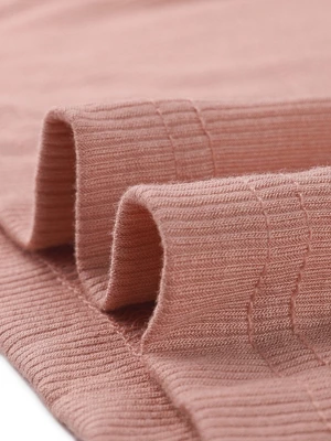 Cheibear Womens Casual V Neck Ribbed Pullover Long Sleeve Sleepwear Tops 7 Cheibear Womens Casual V Neck Ribbed Pullover Long Sleeve Sleepwear Tops - Image 5