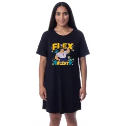 Disney Encanto Women's Luisa Flex Alert Adult Nightgown Sleep Shirt Black -Women Store GUEST 26b00a9a 7c76 48e2 8394 cf47b53bf55b