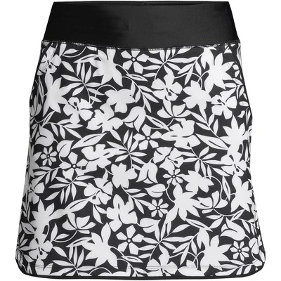 Lands' End Women's Quick Dry Elastic Waist Active Board Skort Swim Skirt 10 Lands' End Women's Quick Dry Elastic Waist Active Board Skort Swim Skirt - Image 8