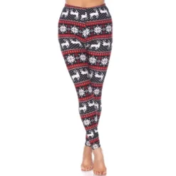 Women's One Size Fits Most Printed Leggings - One Size Fits Most - White Mark 32 Women's One Size Fits Most Printed Leggings - One Size Fits Most - White Mark -Women Store GUEST 272583da cd40 4c7a 95a5 4456c74ec158