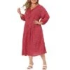 Agnes Orinda Women's Plus Size Casual Long Sleeve Sweetheart Print Midi Ruffle Dress 2 Agnes Orinda Women's Plus Size Casual Long Sleeve Sweetheart Print Midi Ruffle Dress -Women Store GUEST 27f67f22 aae2 4572 b310 a532f2d3da16
