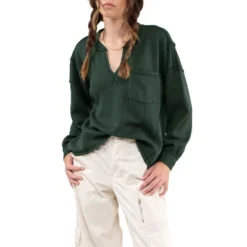 August Sky Women's Long Sleeve Knit Top -Women Store GUEST 28119d11 e68d 4033 a7ce 76b6856d5f59