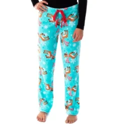 Rudolph The Red Nosed Reindeer Soft Touch Fleece Plush Juniors Pajama Pants -Women Store GUEST 28cc1072 d1a3 4690 b3c7 6eb99e3d077e