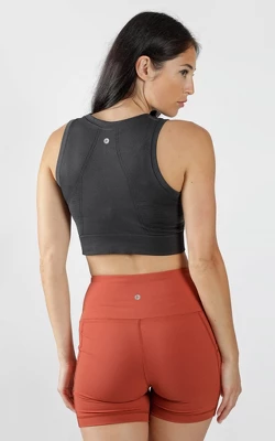 90 Degree By Reflex - Ribbed Long Line Bra 3 90 Degree By Reflex - Ribbed Long Line Bra