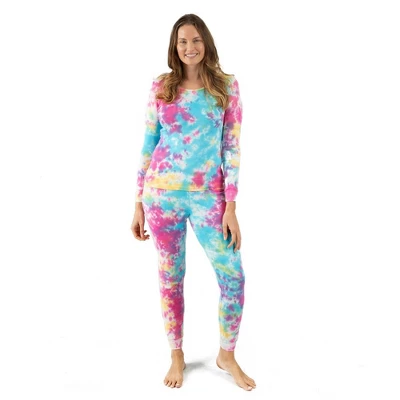 Leveret Womens Two Piece Cotton Tie Dye Pajamas 12 Leveret Womens Two Piece Cotton Tie Dye Pajamas - Image 10