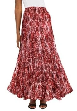 Jessica London Women’s Plus Size Flowing Crinkled Maxi Skirt -Women Store GUEST 2b21e68a bb26 43dd 9e52 0978ca78d422