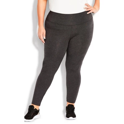 Women's Plus Size Pima High Rise Legging Charcoal - Average | AVE LEISURE 8 Women's Plus Size Pima High Rise Legging Charcoal - Average | AVE LEISURE - Image 6