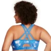 Glamorise Womens Zip Up Front-Closure Sports Wirefree Bra 9266 Blue Tie-Dye -Women Store GUEST 2e6fd485 26e9 452a 8ffe 5bd61d626622